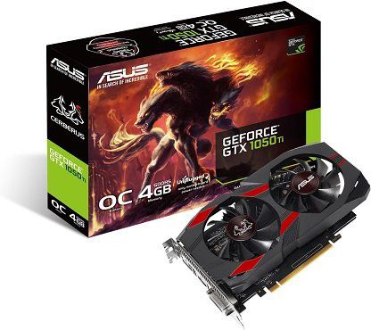 Asus CERBERUS GTX 1050 TI mit 4GB für 144€ (statt 182€)
