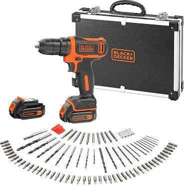 BLACK+DECKER BDCDD12BAFC Akku Bohrschrauber mit 2 Akkus für 69€ (statt 90€)