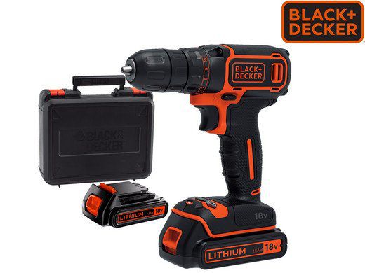 Black & Decker Akku Bohrschrauber BDCDC18KB für 65,90€ (statt 85€)