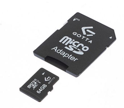 Gotta 64GB Micro SD SDHC Speicherkarte für 12€ (statt 15,49€)