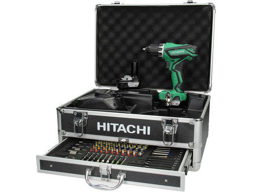 Hitachi DS10DAL Bohrschrauber (2 x 1,5 Ah Akku, Koffer) für 88,90€ (statt 128€)