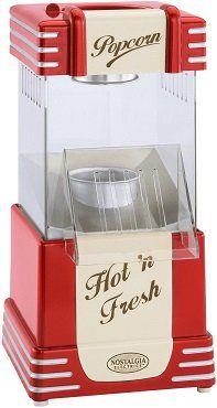 SALCO SNP 12 Hot Air Popcornmaker Rot/Silber für 41€ (statt 60€)