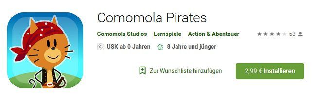 Android: Comomola Pirates kostenlos statt 2,99€