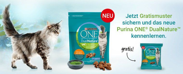 Purina One Katzenfutter gratis anfordern