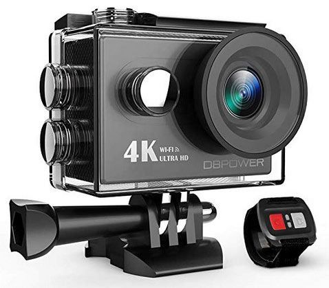 DBPOWER DB0918   4K Action Cam mit WLAN & Funkauslöser für 30,09€ (statt 43€)