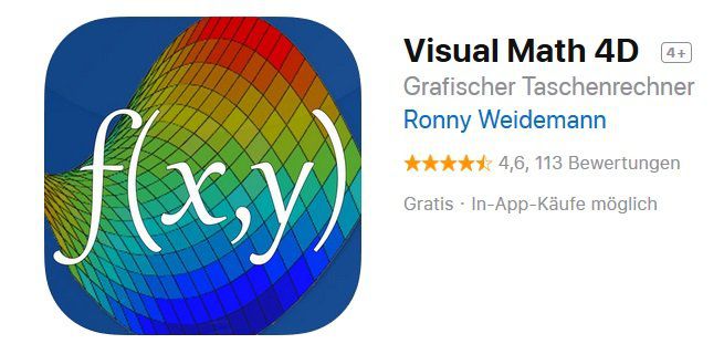 Kostenlos: Visual Math 4D für iOS