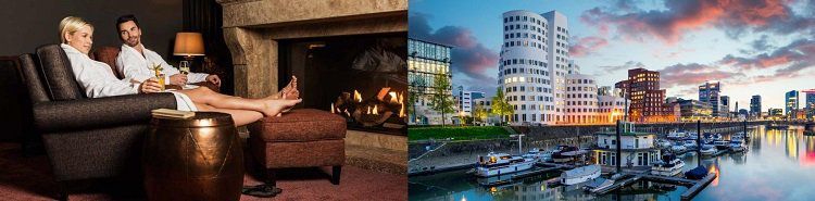 ÜN in Düsseldorf inkl. Frühstück + Ticket für Vabali Spa ab 94€ p.P.