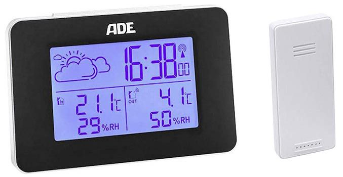 ADE WS 1644 Funk Wetterstation für 9,99€ (statt 21€)