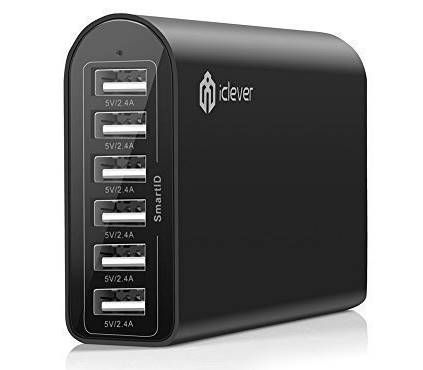 iclever Multiport Ladegerät mit 6 USB Ports ab 12,39€ (statt 25€)   bei Prime