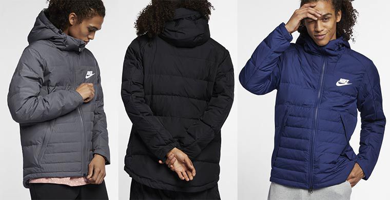 Nike Sportswear Down Fill Herrenjacke mit Kapuze für 68,58€ (statt 140€)