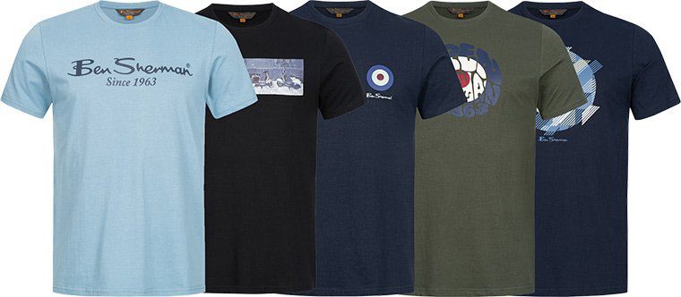 Ben Sherman T Shirts für je ab 10,99€   30 Modelle und keine Versandkosten