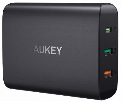 Aukey Ladegerät (PA Y13) mit 2 Ports + 45W Power Delivery für 29,99€ (statt 60€)