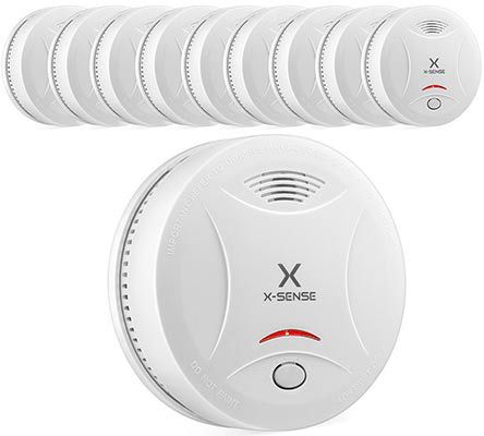 10er Set X Sense SD13   10 Jahres Rauchmelder (nach DIN EN 14604) für 65,99€ (statt 110€)