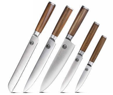 T.G.Y Messer Set 5 teiliges Edelstahl Küchenmesser Set für 17,97€ (statt 31€)