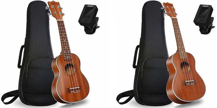 Ukulele (Sopran oder Konzert) mit Tasche und Tuner für 31,19€ (statt 52€)