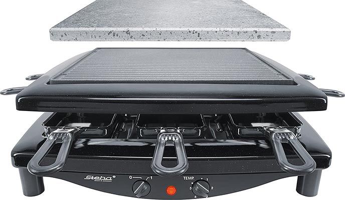 Steba RC 3 plus   Raclettegrill mit wendbare Grillplatte für 79,99€ (statt 90€)