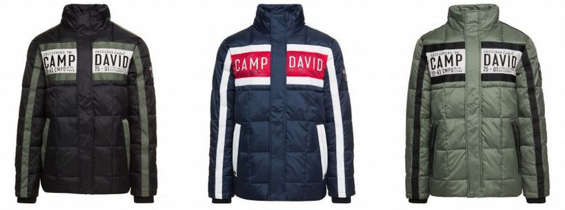 Camp David & Soccx bis 50% Rabatt Saisonware bis Mitternacht   z.B. Steppjacke für 84,98€ (vorher 170€)