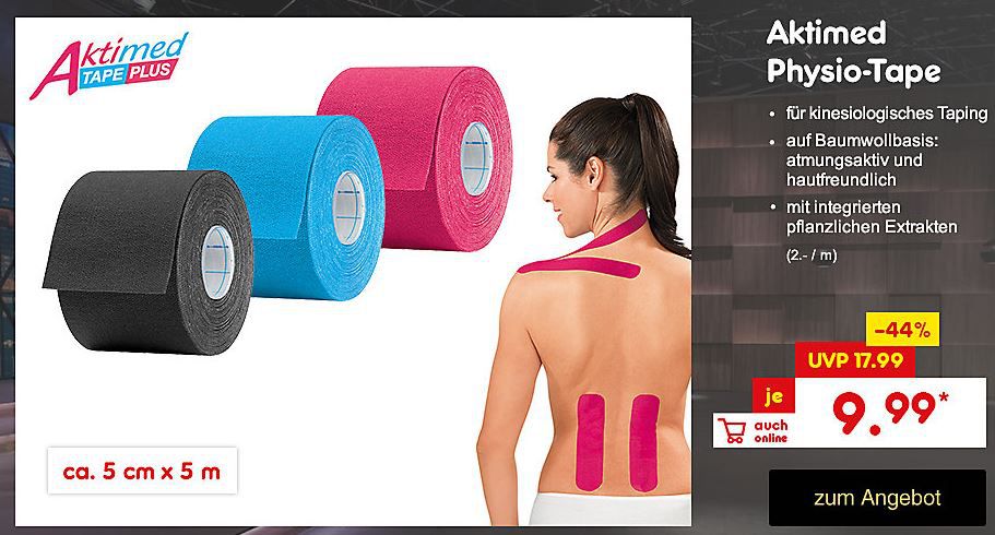 Aktimed Physio Tape 5m ab 9,99€ aus der aktuellen Höhle der Löwen