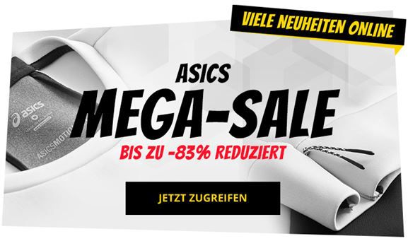 Asics Sale bei SportSpar   z.B. Asics Unisex Schweißband ab 3,99€ (statt 9€)