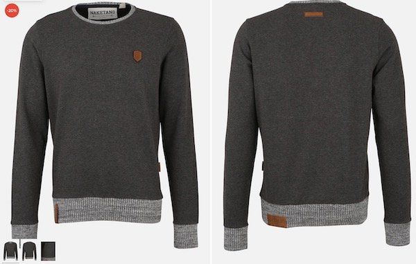 Naketano Herren Sweatshirt Geschichtenerzähler für 33,92€ (statt 47€)   nur S, M und L