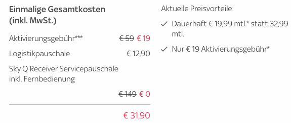 Wieder da! ? Sky & Netflix Serien in HD ab nur 16,49€ mtl. + gratis Sky Q Receiver   HOT!