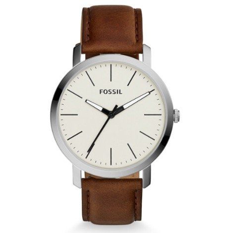 Fossil Herrenuhr Luther mit Lederarmband für 58,10€ (statt 83€)