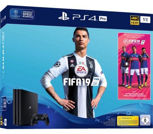 Playstation 4 Pro 1TB + Fifa 19 ab 339€ (statt 414€)