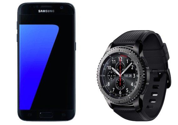 Samsung Galaxy S7 + Samsung Gear S3 Frontier für 333€ (statt 438€)