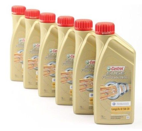 6 Liter Castrol Edge Professional Motoröl LongLife 3 Titanium FST 5W30 für 46,75€ (statt 54€)