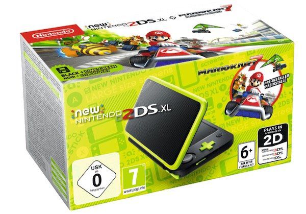 Nintendo 2DS XL inkl. Mario Kart 7 für 129€ (statt 146€)