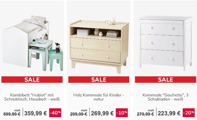 Vertbaudet Sale mit bis zu 60% Rabatt + keine Versandkosten + 10% Gutschein