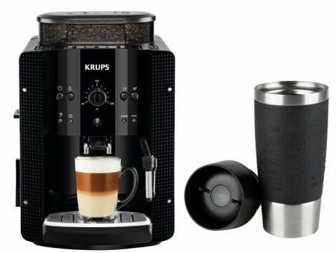 Krups EA8108 Kaffeevollautomat mit Dampfdüse + Emsa Travel Mug für 199,90€ (statt 225€)