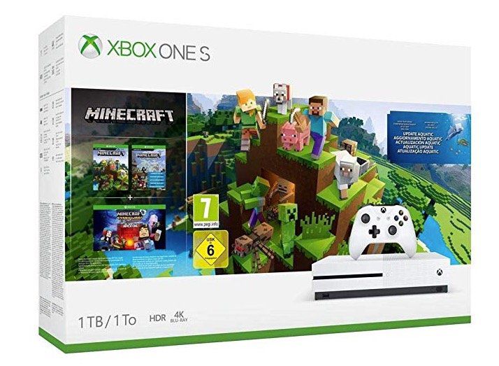 Xbox One S 1 TB im Minecraft Creators Bundle für 179,10€ (statt 249€)