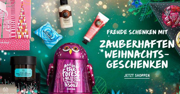 The Body Shop dieses Wochenende mit 25% auf alles   ab 45€ keine Versandkosten