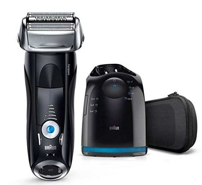 BRAUN Series 7 7880CC   Wet & Dry elektro Rasierer ab 129€ (statt 163€) + 20€ Cashback!