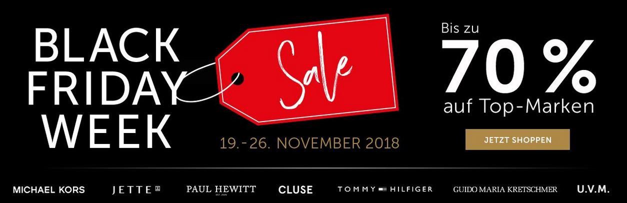 CHRIST Black Week: Uhren & Schmuck Sale mit bis zu 70%