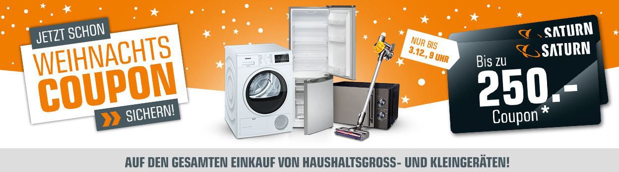 Saturn: bis zu 250€ Coupon geschenkt dank Aktion   z.B. iRobot Roomba 616 Saugroboter für 249€ + 30€ Coupon