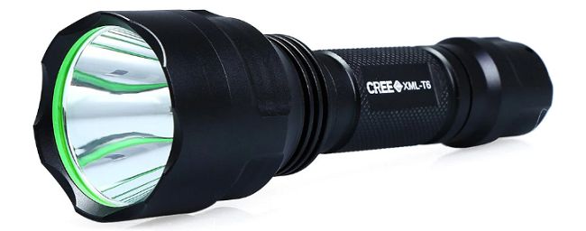 UltraFire C8 1300LM CREE XML T6 waserdichte LED Taschenlampe für 4,91€