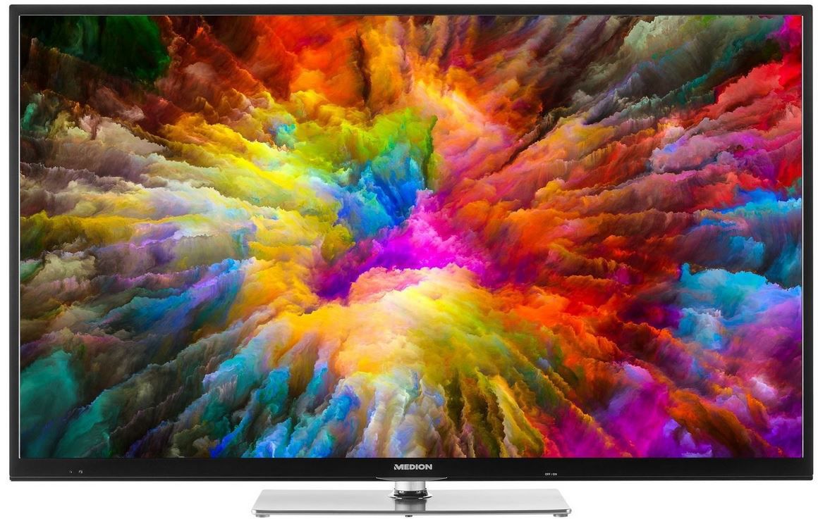 MEDION X14321   55 Zoll Smart UHD TV  mit triple Tuner für 399,99€ (statt 479€)