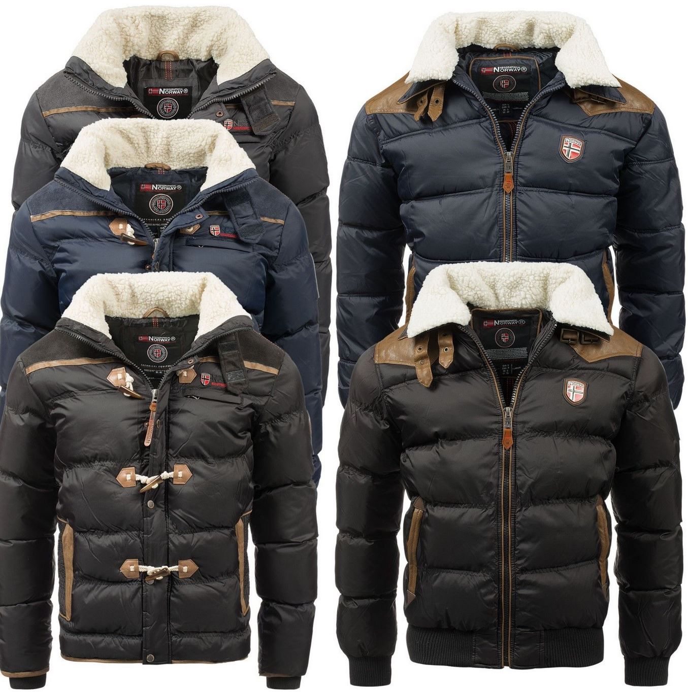 Geographical Norway Abramovitch Herren Winter Jacken bis 7XL für je 59,90€ (statt 80€)