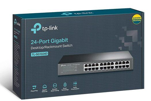 TP LINK TL SG1024D 24 Port Gigabit Switch für 73,41€ (statt 85€)