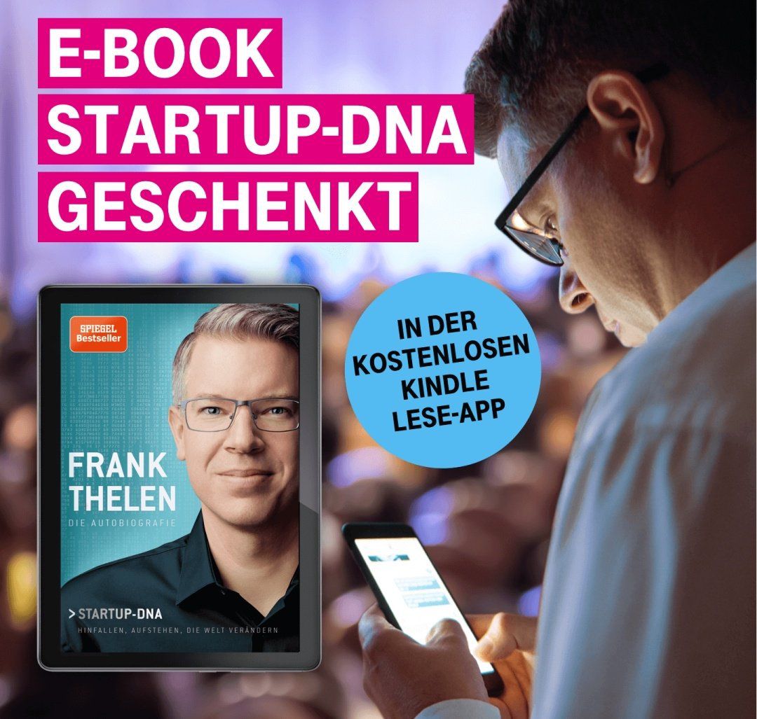 Nur für Telekom Kunden: Ebook Startup DNA von Frank Thelen gratis