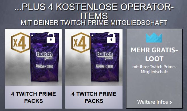 Exklusive Items für Rainbow Six Siege gratis – nur für (Twitch) Prime Mitglieder