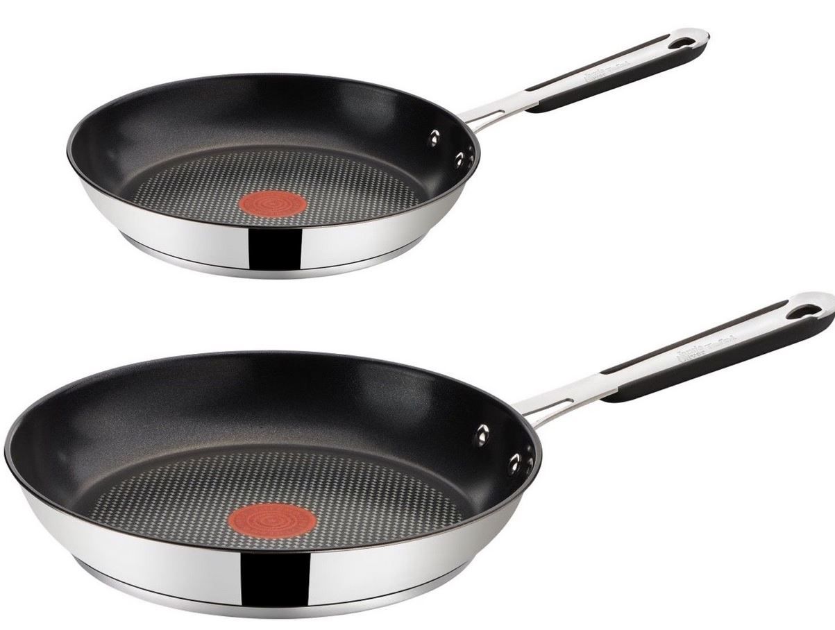 Tefal Jamie Oliver Induktions Pfannenset 2-teilig 20 + 26 cm für 59,90€  (statt 75€)