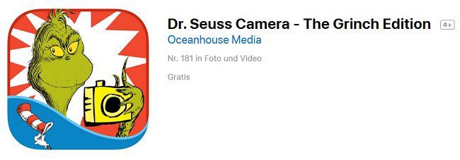 Dr. Seuss Camera   The Grinch Edition kostenlos für iOS