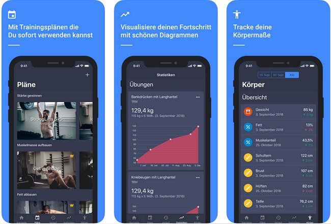 iOS: Daily Strength Trainingsplaner gratis