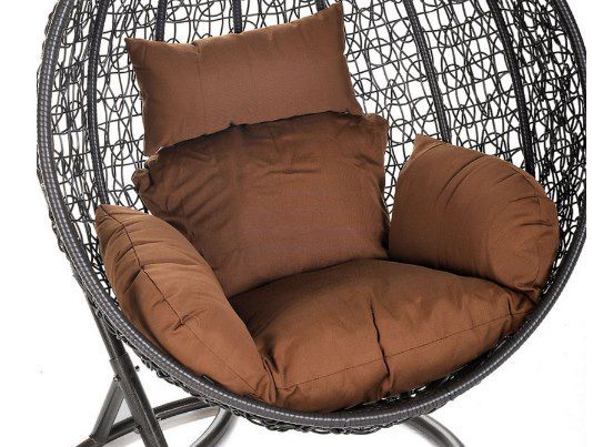 Home Deluxe Cielo Polyrattan Hängesessel mit Gestell für 234,99€ (statt 299€)