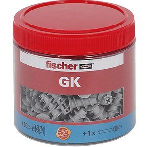 🔩 160er Pack Fischer Gipskarton-Dübel in GK-Dose ab 21,99€ (statt 29€)