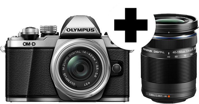 Olympus OM D E M10 Mark II Systemkamera mit Objektiv 14 42 mm II R + Zusatzakku für 499€ (statt 657€)