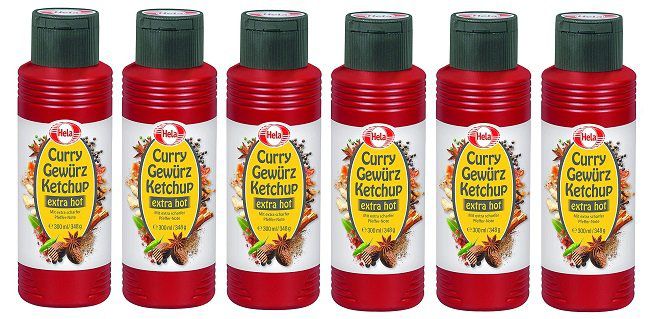 6 x Hela Curry Gewürz Ketchup extreme hot für 7,77€ (statt 12€)